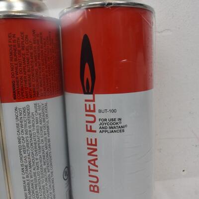 2 4 Pack 7.8 Ounce Butane Fuel Canisters - New