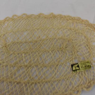 22 Abaca Fiber Decorative Mats, Made in the Philippines, Circle Patterns - New