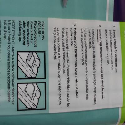 Prevail Underpads, 2 Packages of 15 Large 23" x 36" For Beds or Chairs - New