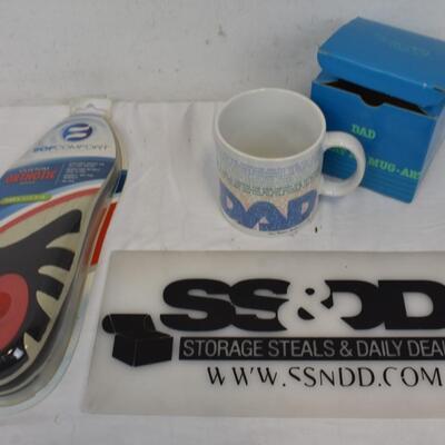 The Toscany Collection Dad Mug, Sofcomfort Custom Orthotic Insole Men 7-13 - New