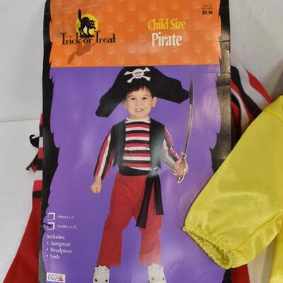 Infant & Toddler Halloween Costumes: Pirate 2-4, Infant Yellow M&M, Clown - New