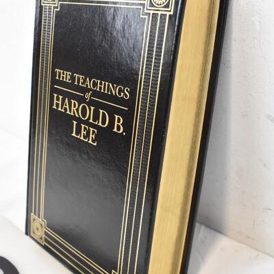 Hardcover Book "The Teachings of Harold B. Lee" Ribbon Bookmark, Gold Edge - New