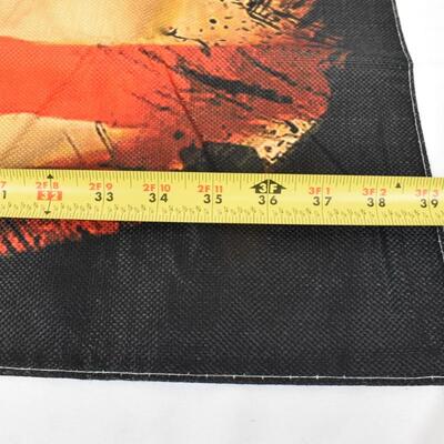 Religious/Patriotic Flag 39" x 27". No packaging - New