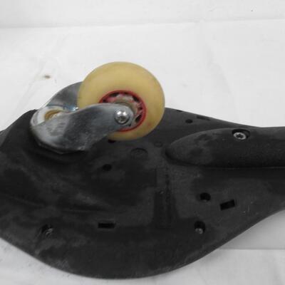 Ripstick Caster Board, Red in Good Condition, 34 Inches Long