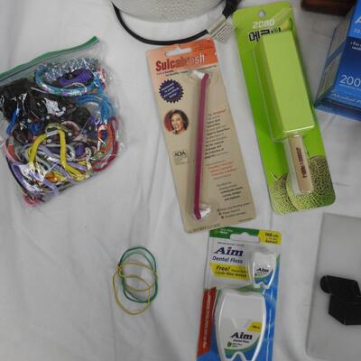 19+ Personal Care Lot: Hats, Belts, Umbrella, Lane Cedar Chest, Alcohol Pads