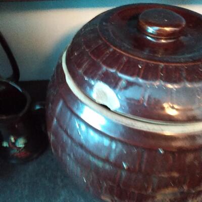 Antique McCoy  cookie jar