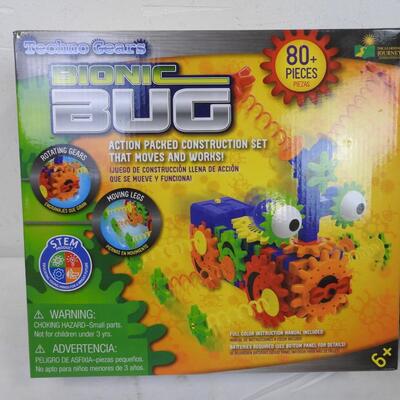 2 Techno Gears Bionic Bug and Crazy Copter Kits: Pieces Unverified Count