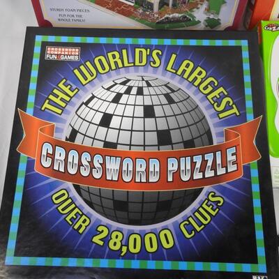 7 pc Puzzles, World's Largest Crossword Puzzle, Cross Stich Puzzles, 3D Puzzle