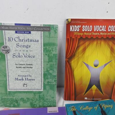 Assorted Vocal Sheet Music, Italian Songs and Arias, Kids' Solo Vocal Collection