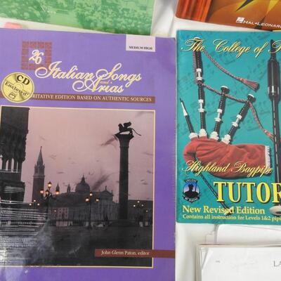 Assorted Vocal Sheet Music, Italian Songs and Arias, Kids' Solo Vocal Collection