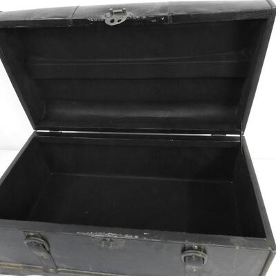 Wooden Brown and Black Chest