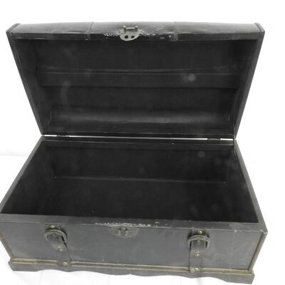 Wooden Brown and Black Chest