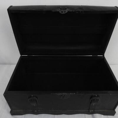 Wooden Brown and Black Chest