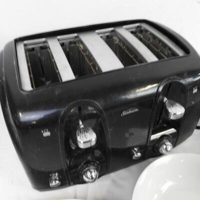 16 pc Kitchen, Sunbeam Toaster, international China Co, Ceramic Plates and Bowls
