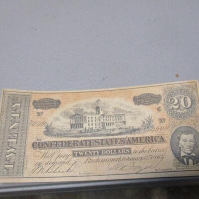 Confederate States Of America Twenty Dollars  - Richmond 1864