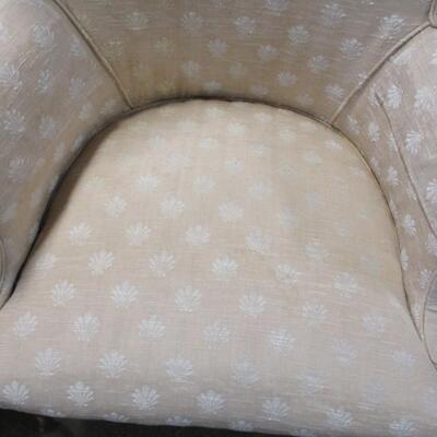 Pair Of Wingback Regency Parlor Chairs