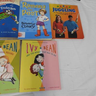 13 Children Novels: Ivy + Bean Series to Juggling to Kleptodogs