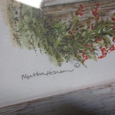 Martha Hinson Outhouses Framed Prints 9 1/2" x 7 1/2"
