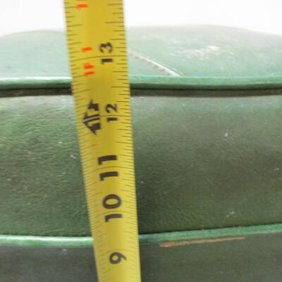 Pair of Mid-Century Green Footstools