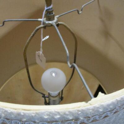 Mid Century Norwegian Design Electric Floor Lamp with Marble Table Accent