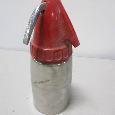 Sparklets Siphon Seltzer Soda Chrome Art Deco Styled Water Bottle