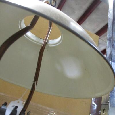 Vintage Metal Dome Hanging Light Fixture