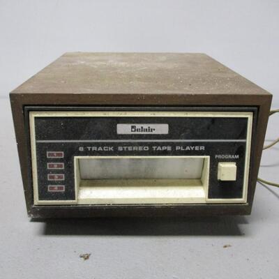 Vintage Belair 8 Track Stereo Tape Player