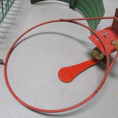 Vintage Basketball Hoop - Towel Hanger - Wash Rack