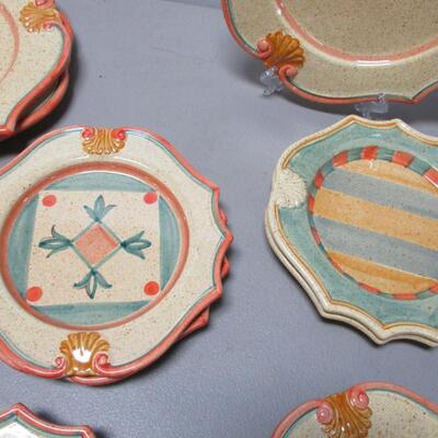 Horchow Hand Painted In Italy Plates & Bowls - 10 Pieces