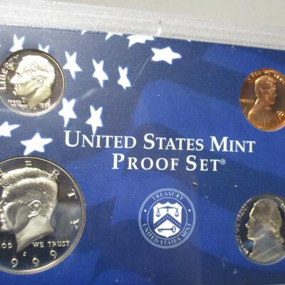 United States Mint State Quarters Proof Set & 1999 Proof Set