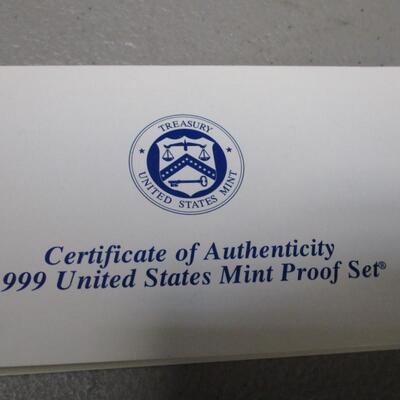 United States Mint State Quarters Proof Set & 1999 Proof Set