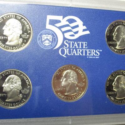United States Mint State Quarters Proof Set & 1999 Proof Set