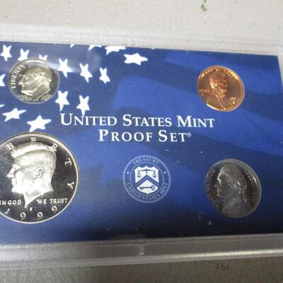 United States Mint State Quarters Proof Set & 1999 Proof Set