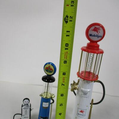 Mobilgas Amoco & Chevrolet Gas Pumps