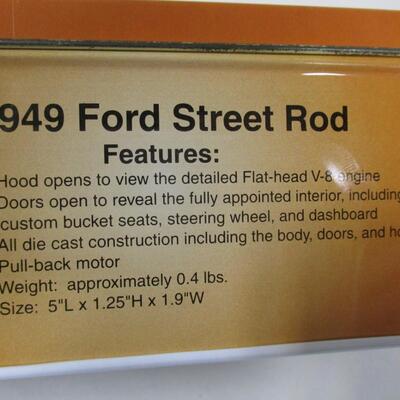 1949 Ford Street Rod Harley Davidson Scale 1/38