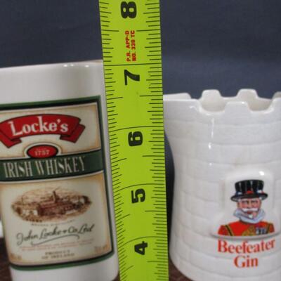 Locke's Irish Whiskey & Beefeater Gin Pub Jug Pitchers