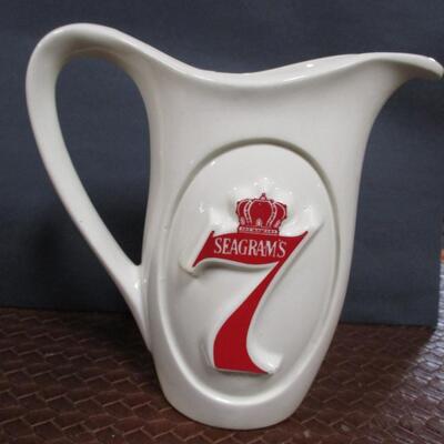 Wild Turkey & Seagram's 7 Pub Jug Pitchers