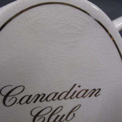 Canadian Club C.C & Cutty Sark Pub Jug Pitchers