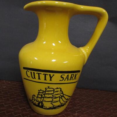 Canadian Club C.C & Cutty Sark Pub Jug Pitchers