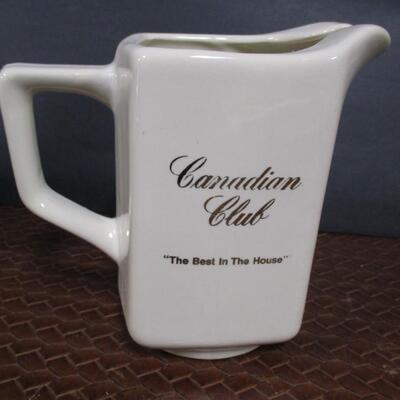 Seagram's VO Canadian Club & Black Velvet Pub Jug Pitchers