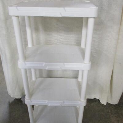 4 Tier Breakdown Plastic Shelving Unit