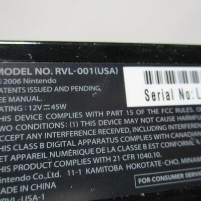 Wii System Model RVL 001