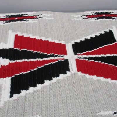 25" x 49 1/2" Native American Style Throw