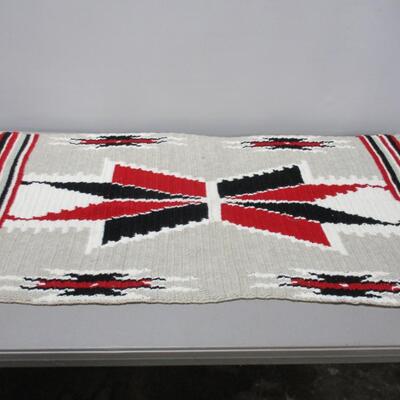25" x 49 1/2" Native American Style Throw