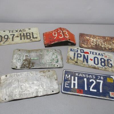 Vintage License Plates