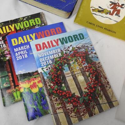 16 pc Religious Books: Daily Word Nov-Dec 2018 -to- Horizons