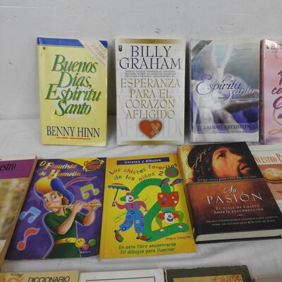20 pc Spanish Books Buenos Dias, Espiritu Santo -to- Obras Poeticas Completas