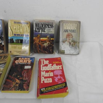 9 pc Vintage Books: Northwest Passage -to- The Godfather