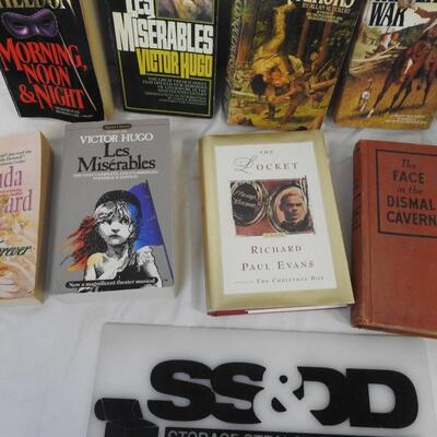 9 Fiction Novels: Morning, Noon & Night -to- The Face in the Dismal Cavern