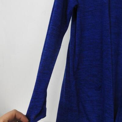 2 pc LuLaRoe, XL Fit & Flare Sleeveless Dress & Blue Long Sleeve Cardigan Med